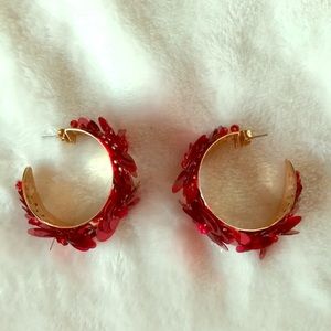 Red earrings ❤️